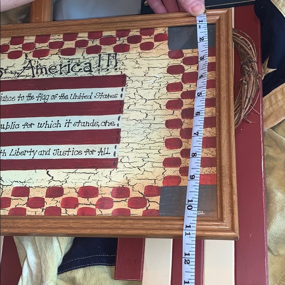 American Flag “I Pledge of Allegiance” Wall Art - Picture 4 of 6